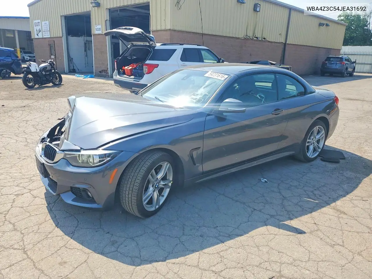 2018 BMW 430Xi VIN: WBA4Z3C54JEA31692 Lot: 59231616