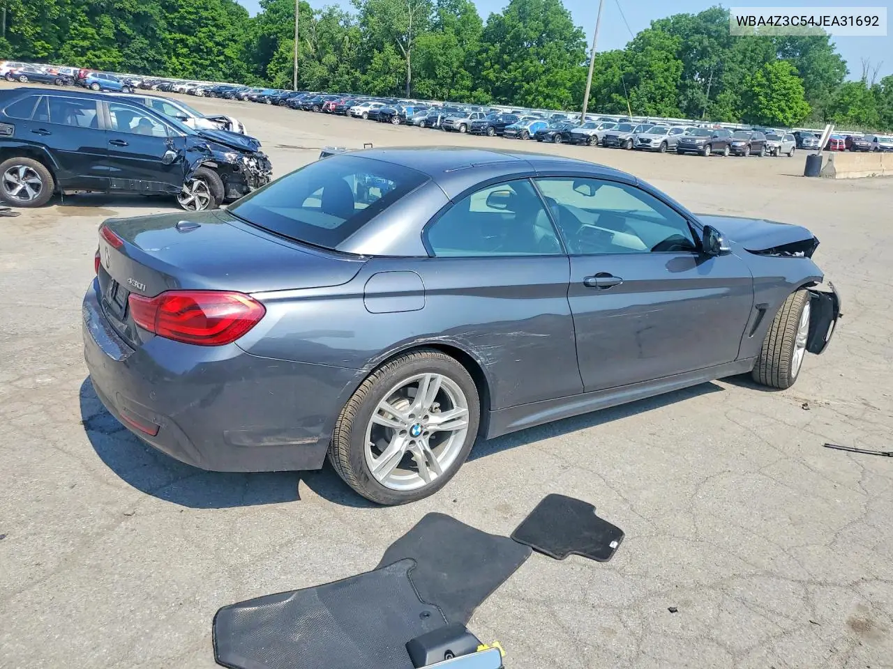 2018 BMW 430Xi VIN: WBA4Z3C54JEA31692 Lot: 59231616