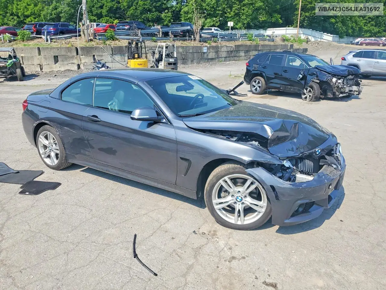 2018 BMW 430Xi VIN: WBA4Z3C54JEA31692 Lot: 59231616