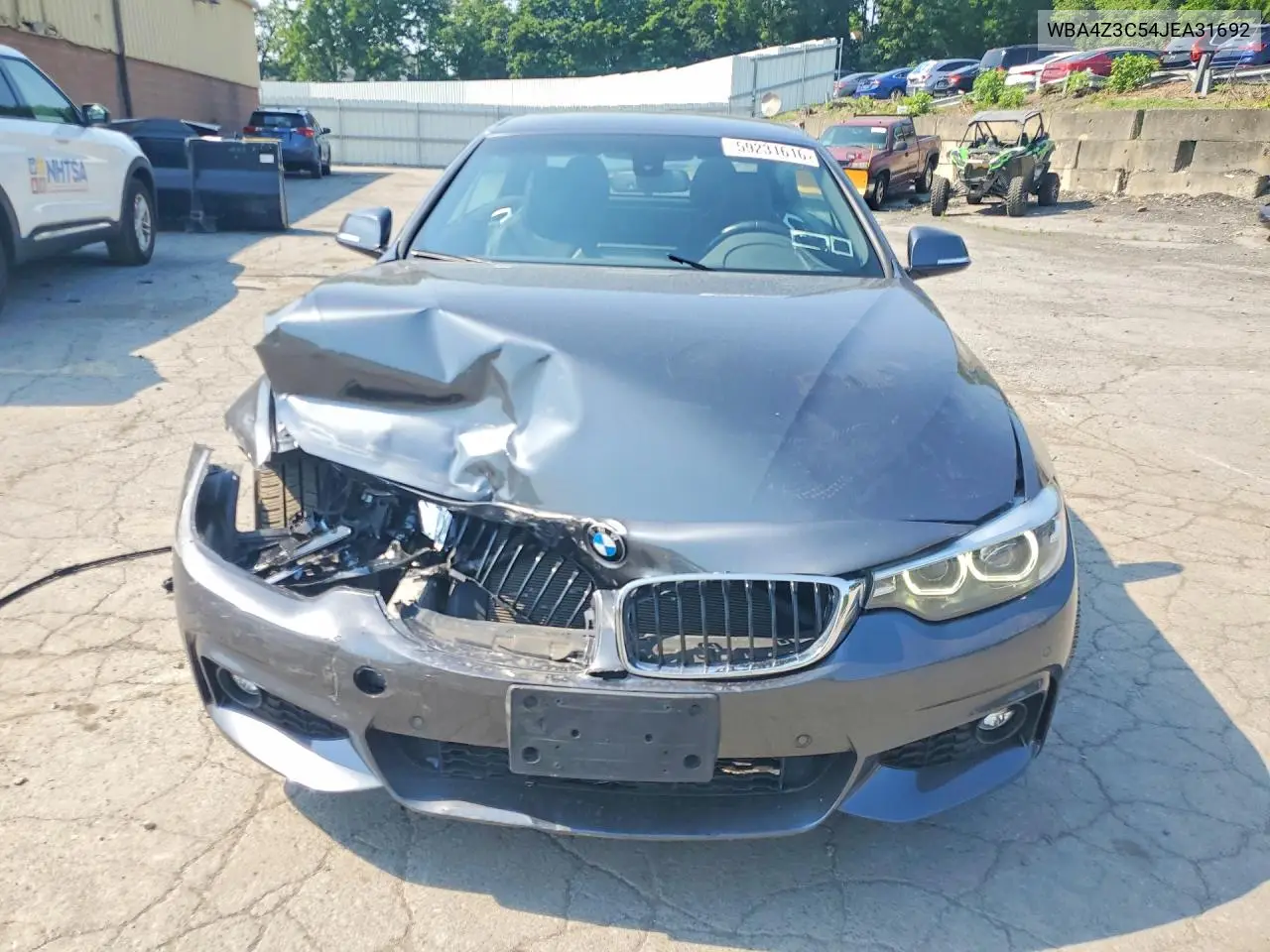 2018 BMW 430Xi VIN: WBA4Z3C54JEA31692 Lot: 59231616