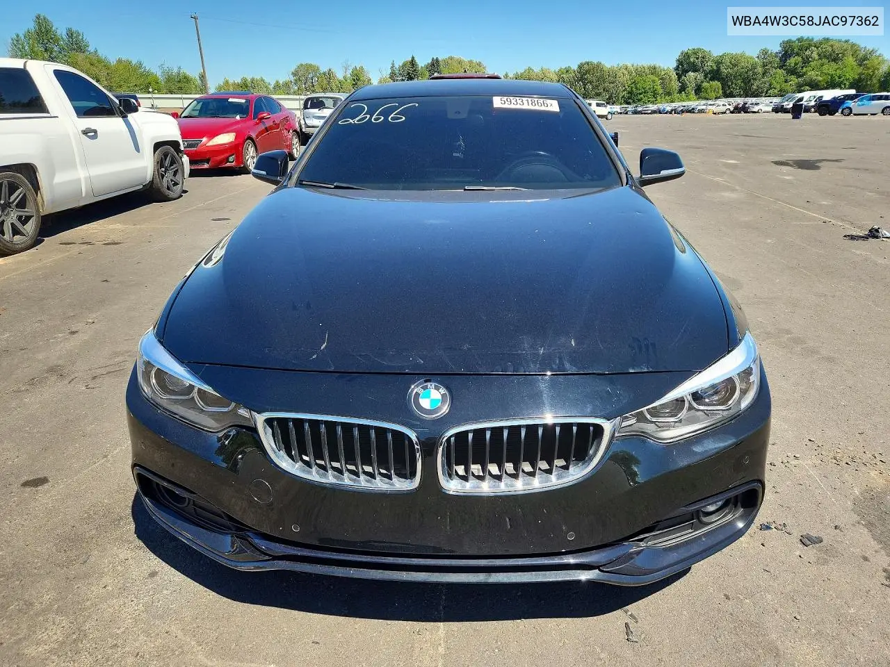2018 BMW 430I VIN: WBA4W3C58JAC97362 Lot: 59331866