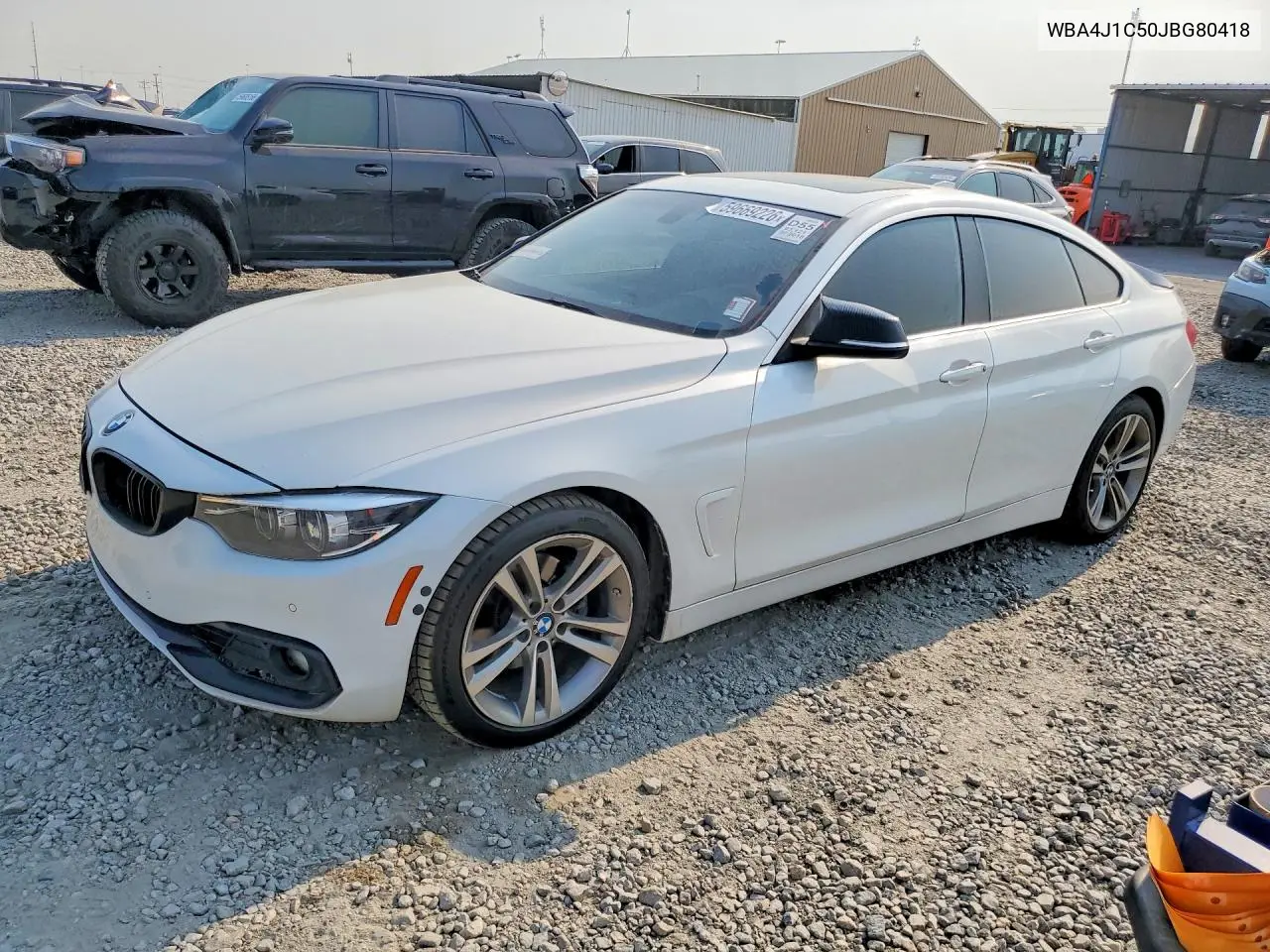 2018 BMW 430I Gran Coupe VIN: WBA4J1C50JBG80418 Lot: 59669226