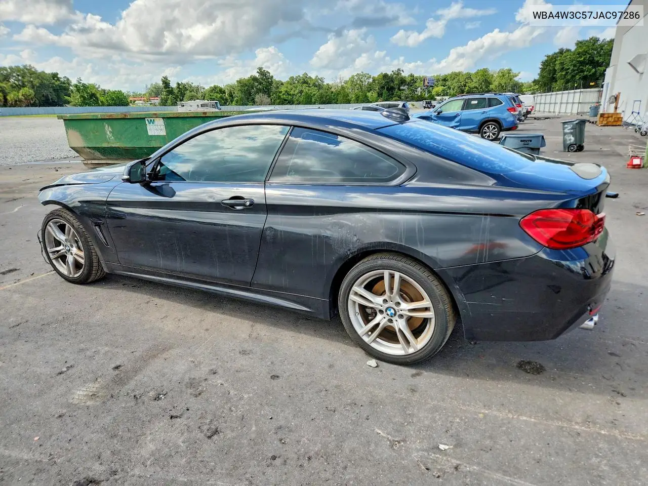 2018 BMW 430I VIN: WBA4W3C57JAC97286 Lot: 59687786