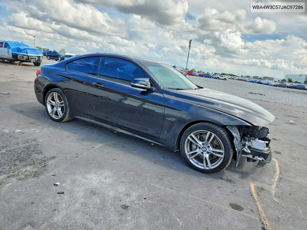 2018 BMW 430I VIN: WBA4W3C57JAC97286 Lot: 59687786