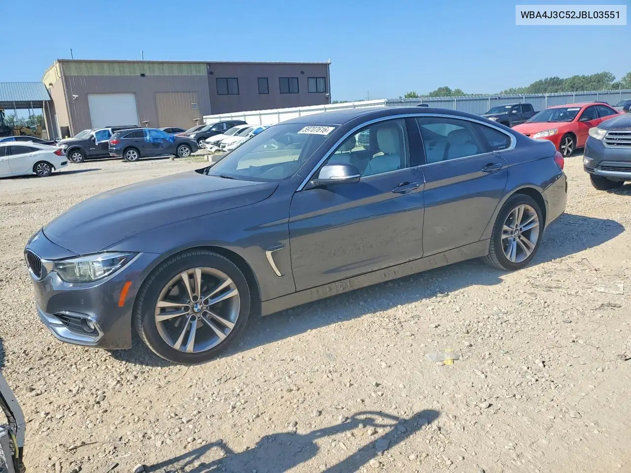 2018 BMW 430Xi Gran Coupe VIN: WBA4J3C52JBL03551 Lot: 59707616