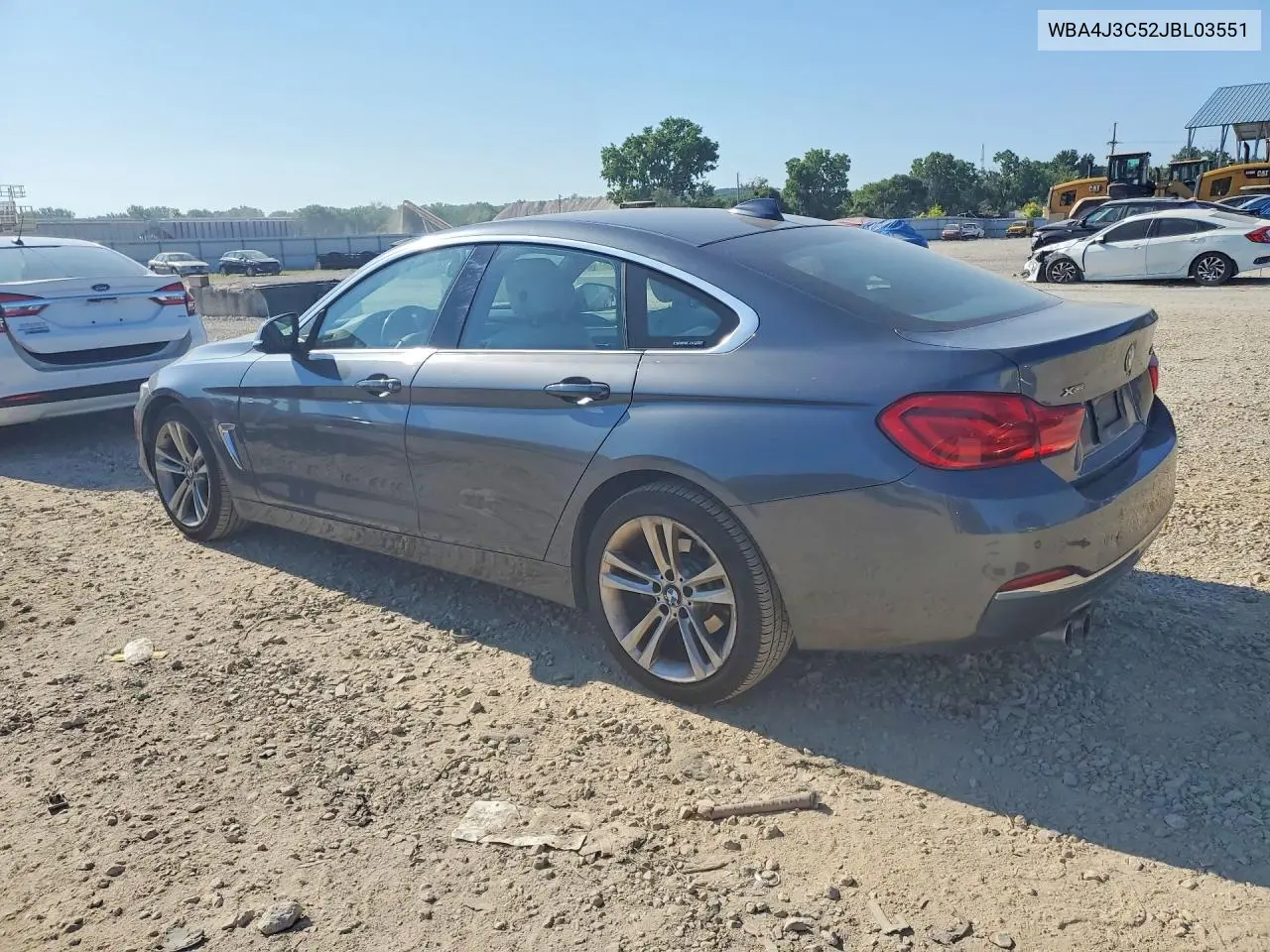 2018 BMW 430Xi Gran Coupe VIN: WBA4J3C52JBL03551 Lot: 59707616