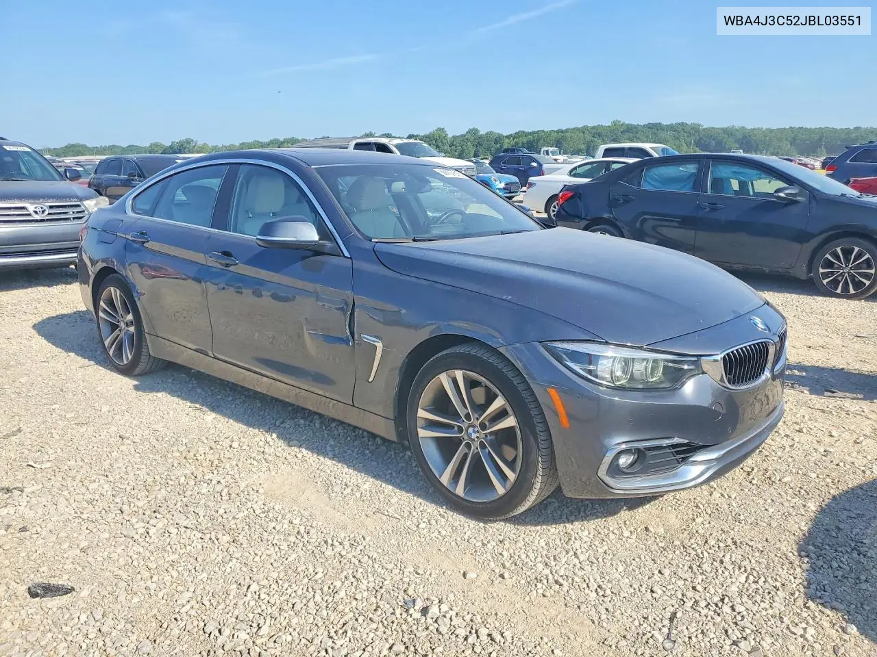 2018 BMW 430Xi Gran Coupe VIN: WBA4J3C52JBL03551 Lot: 59707616