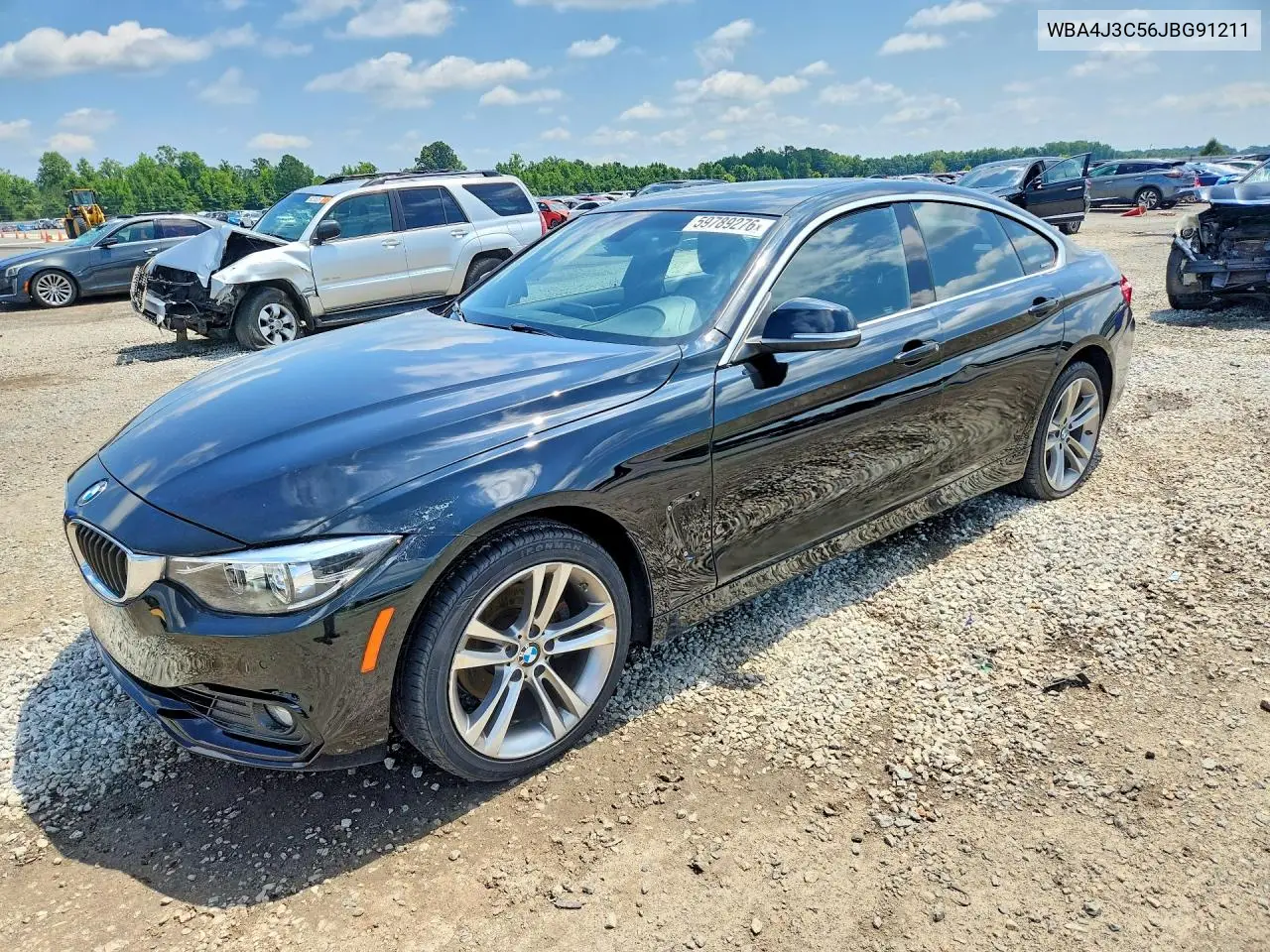 2018 BMW 430Xi Gran Coupe VIN: WBA4J3C56JBG91211 Lot: 59789276