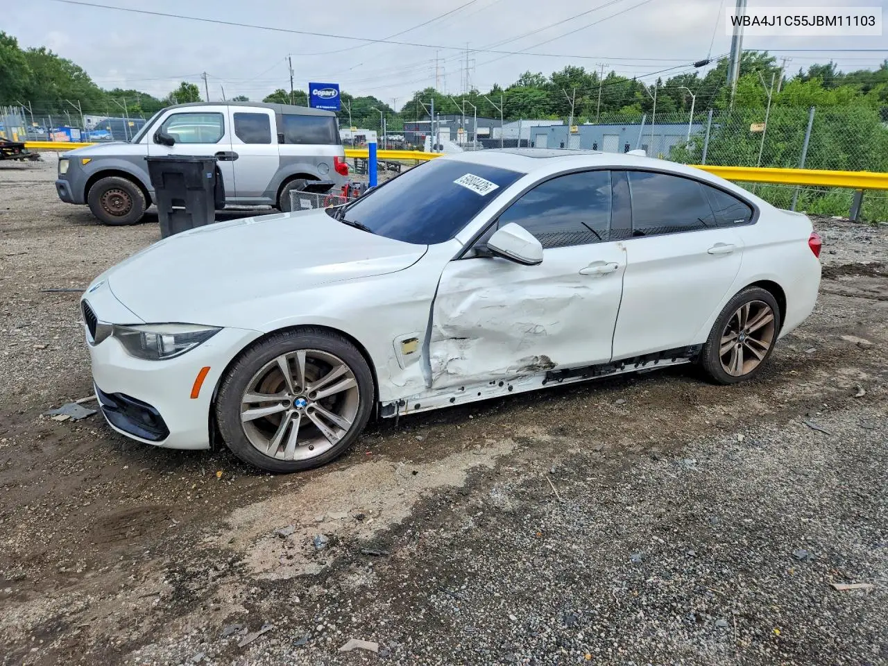 2018 BMW 430I Gran Coupe VIN: WBA4J1C55JBM11103 Lot: 59804426