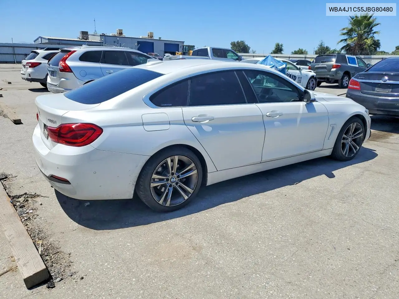 2018 BMW 430I Gran Coupe VIN: WBA4J1C55JBG80480 Lot: 59980356