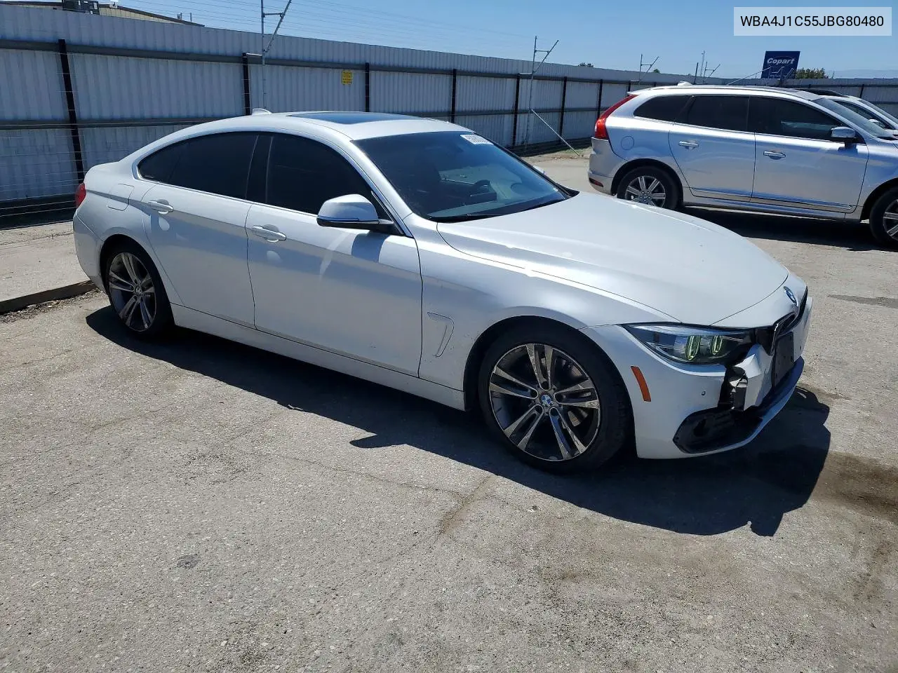 2018 BMW 430I Gran Coupe VIN: WBA4J1C55JBG80480 Lot: 59980356