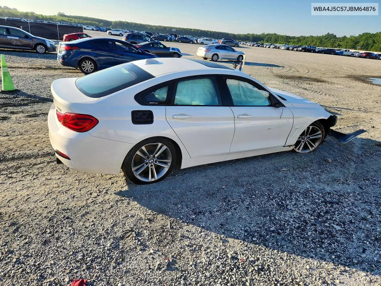 2018 BMW 440I Gran Coupe VIN: WBA4J5C57JBM64876 Lot: 60400366