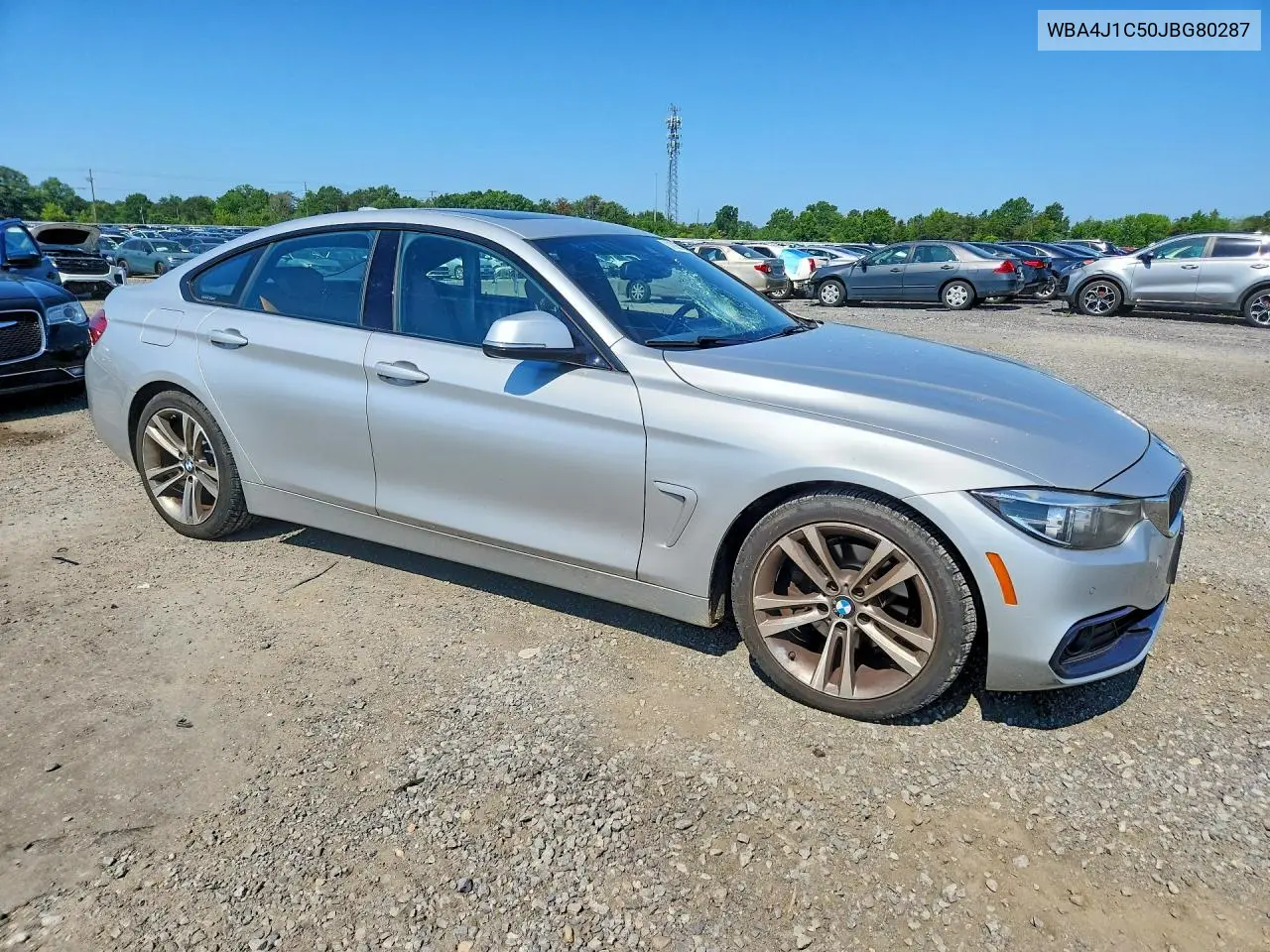 2018 BMW 430I Gran Coupe VIN: WBA4J1C50JBG80287 Lot: 61085506