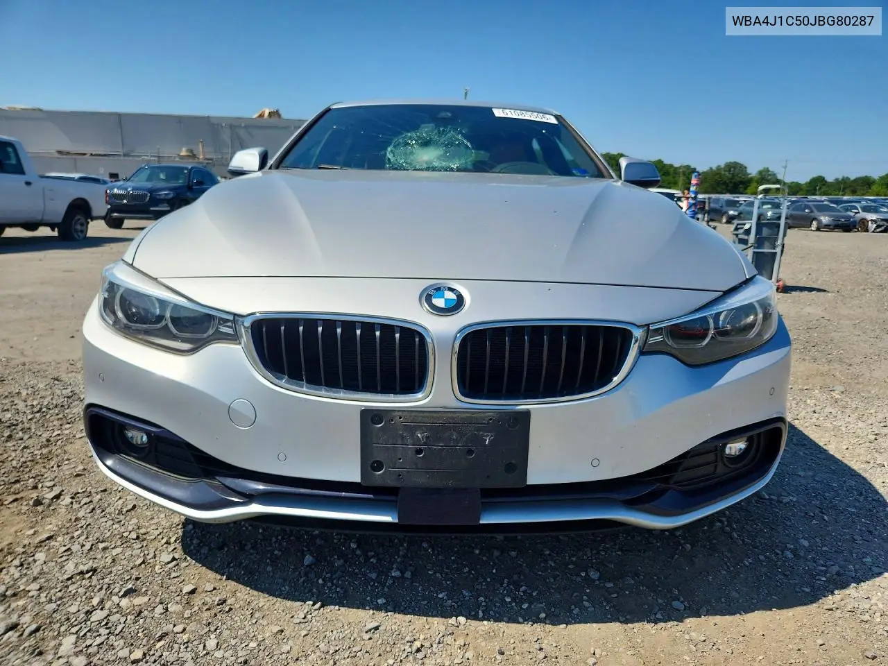 2018 BMW 430I Gran Coupe VIN: WBA4J1C50JBG80287 Lot: 61085506