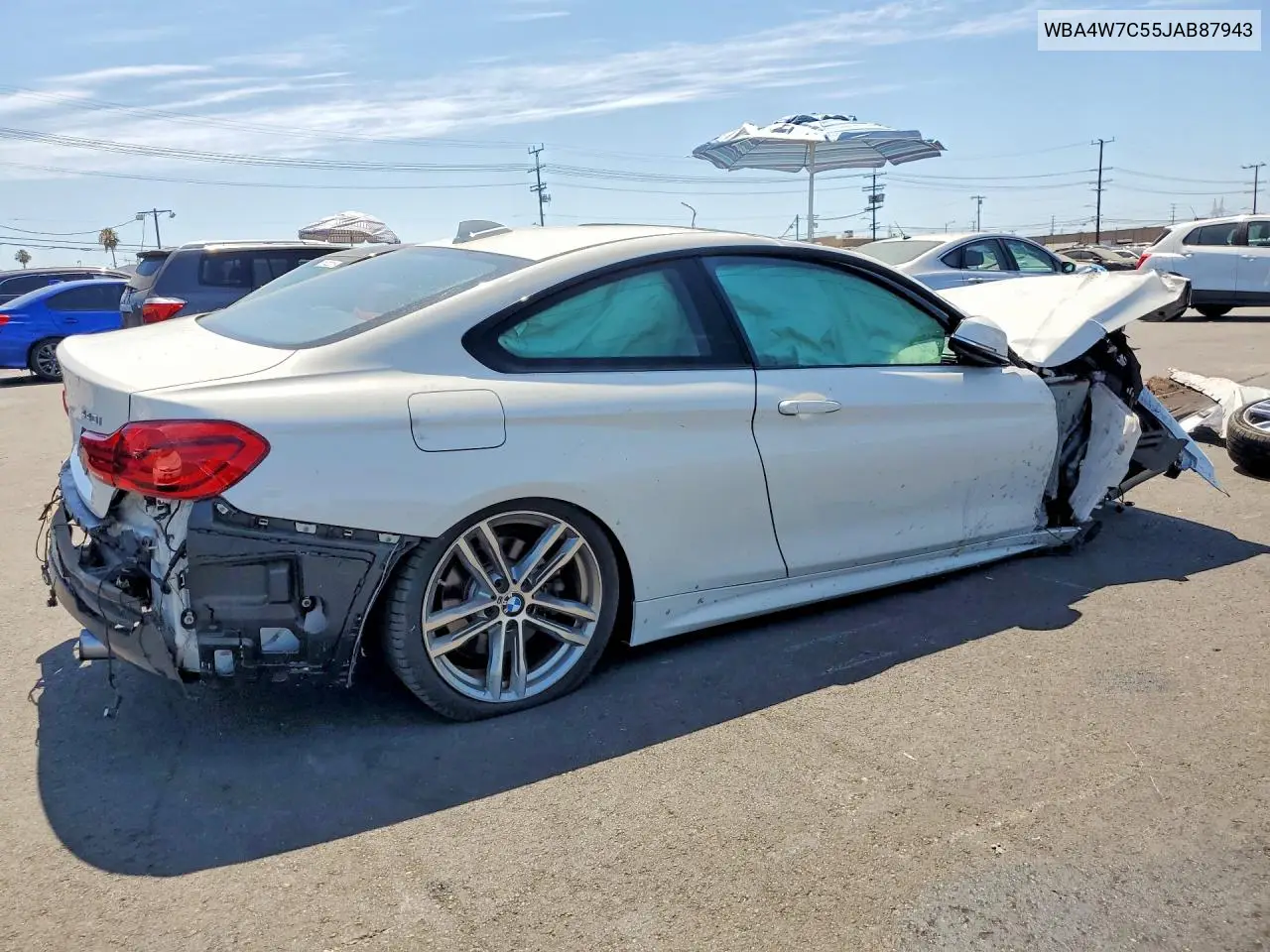 2018 BMW 440I VIN: WBA4W7C55JAB87943 Lot: 61434506