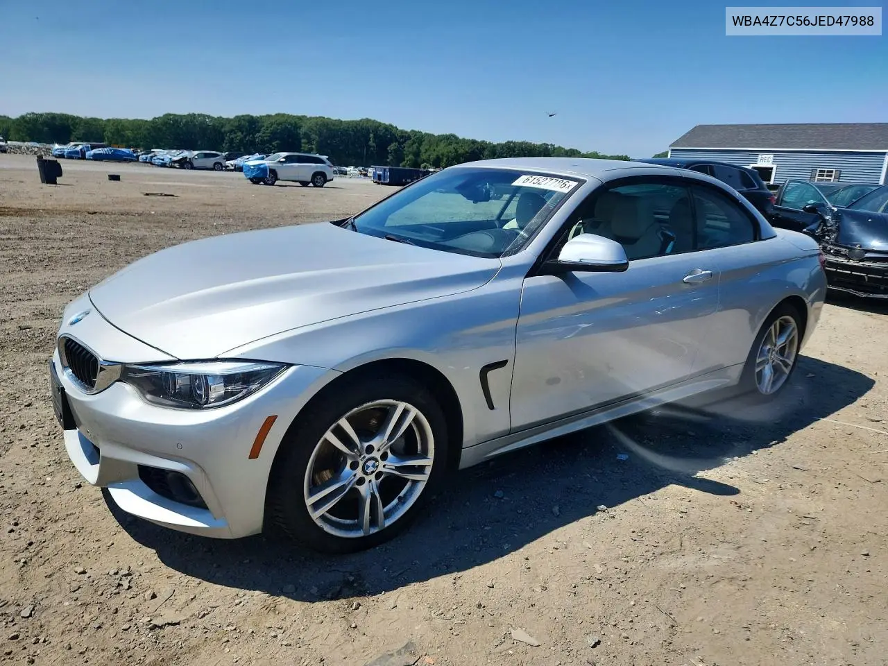 2018 BMW 440Xi VIN: WBA4Z7C56JED47988 Lot: 61527786