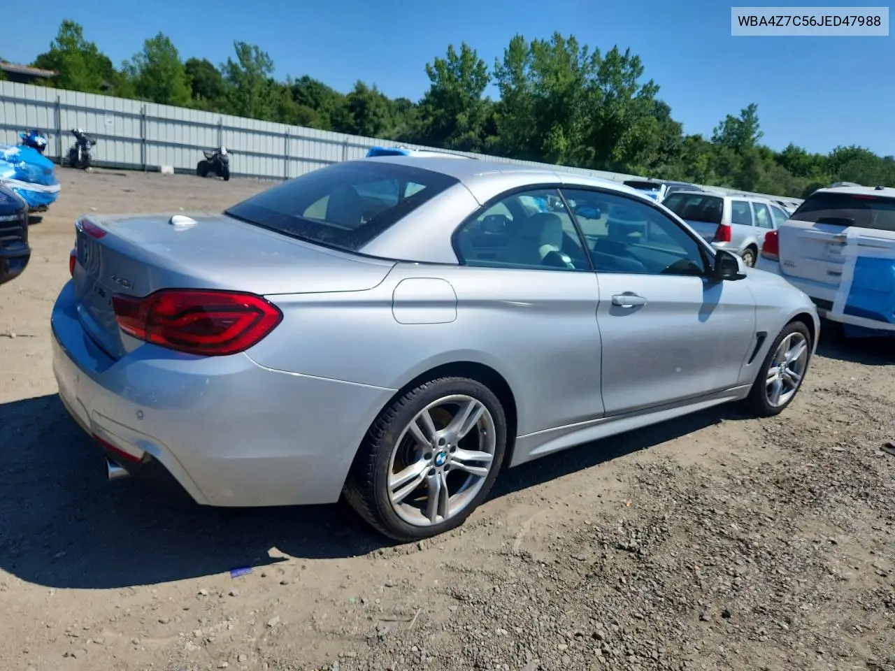 2018 BMW 440Xi VIN: WBA4Z7C56JED47988 Lot: 61527786