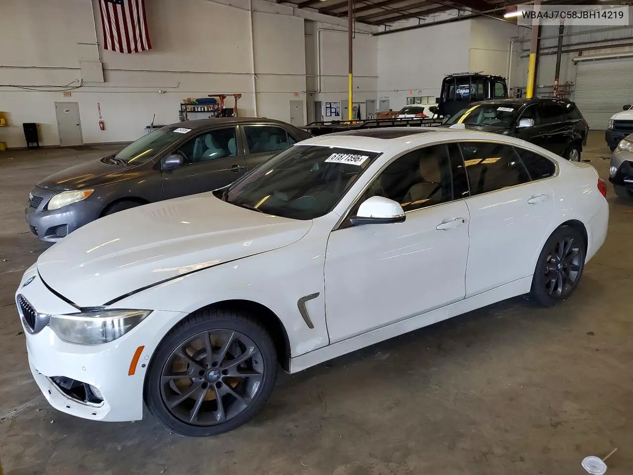 2018 BMW 440Xi Gran Coupe VIN: WBA4J7C58JBH14219 Lot: 61871596