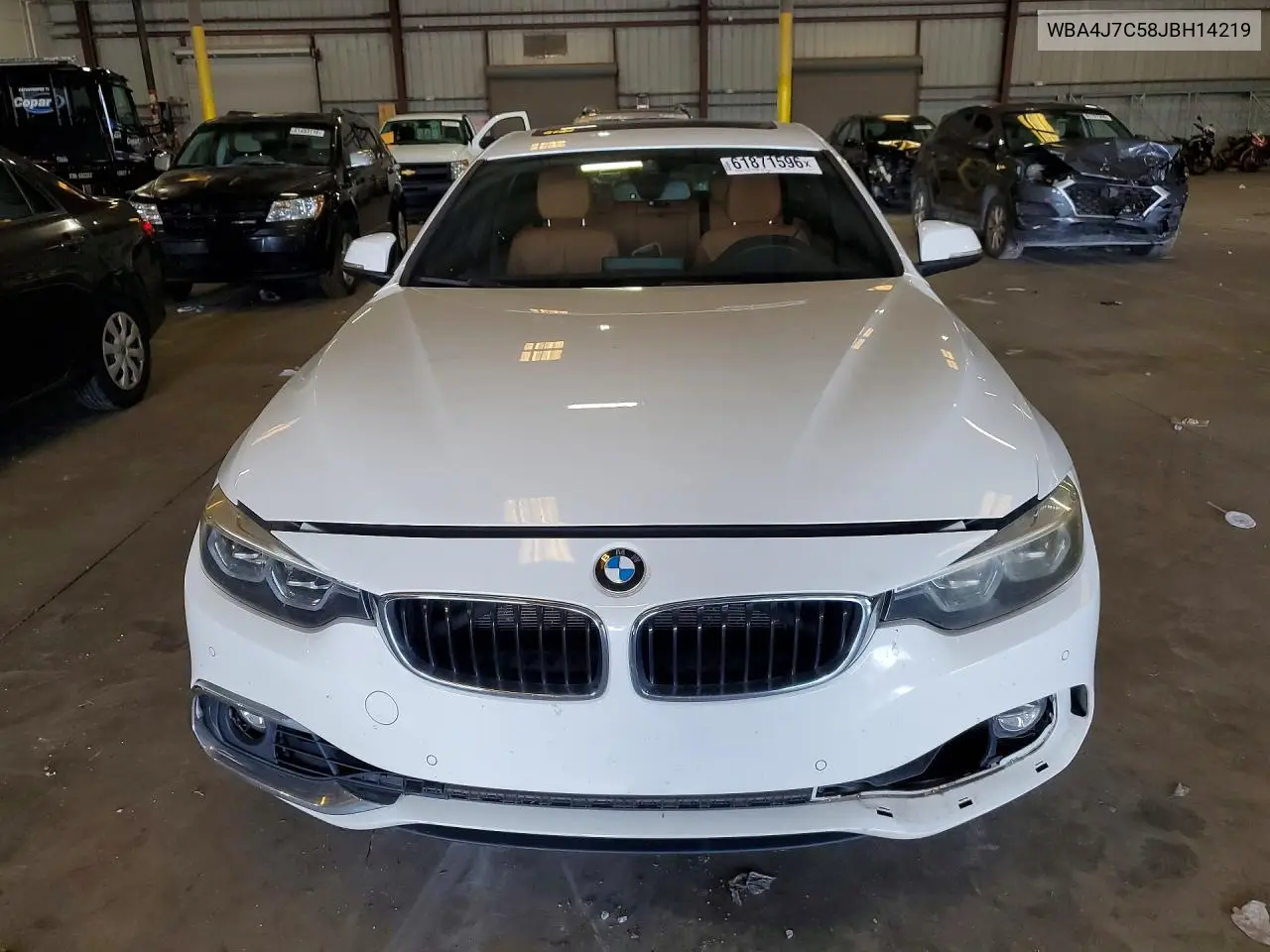 2018 BMW 440Xi Gran Coupe VIN: WBA4J7C58JBH14219 Lot: 61871596