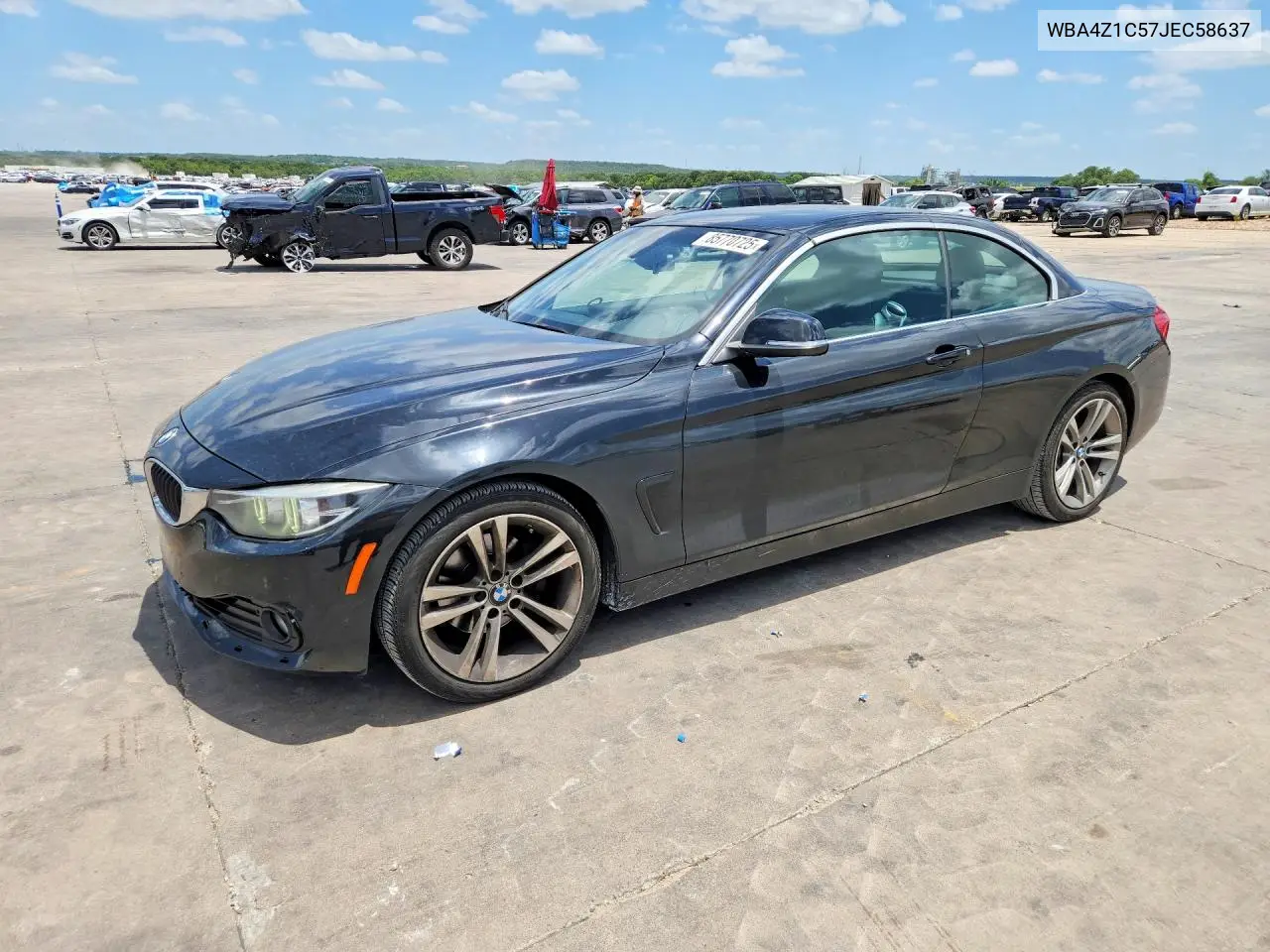 2018 BMW 430I VIN: WBA4Z1C57JEC58637 Lot: 85770725