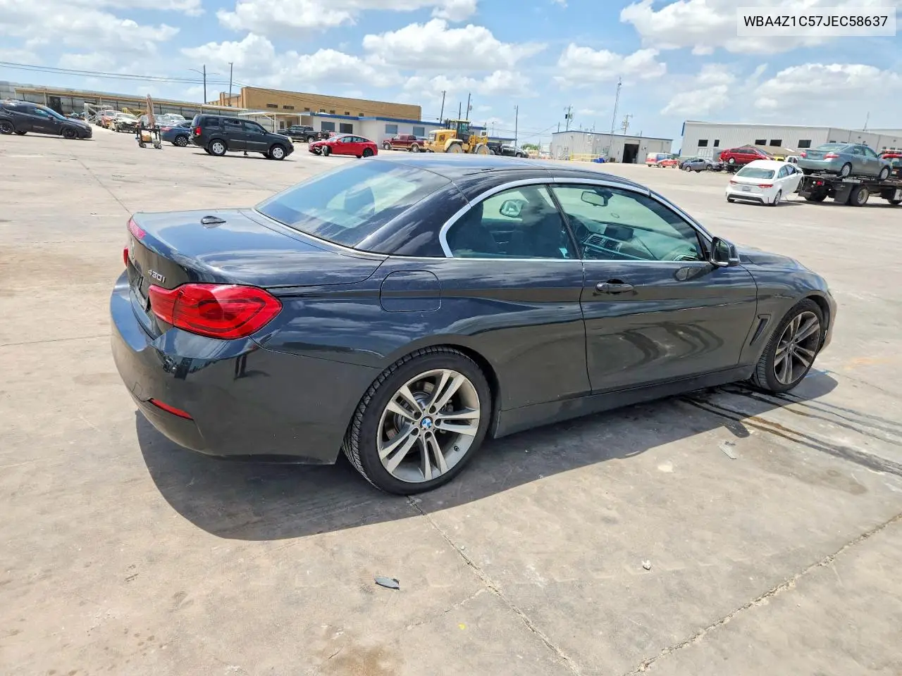 2018 BMW 430I VIN: WBA4Z1C57JEC58637 Lot: 85770725