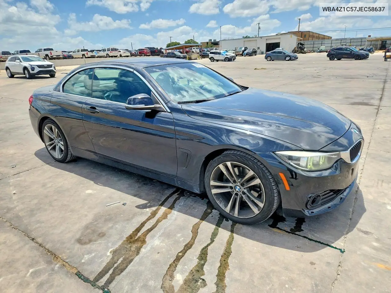2018 BMW 430I VIN: WBA4Z1C57JEC58637 Lot: 85770725