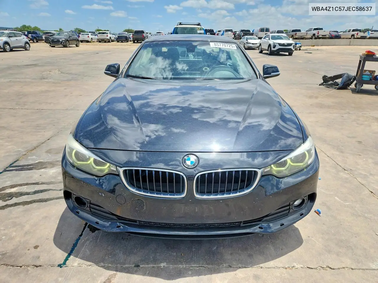 2018 BMW 430I VIN: WBA4Z1C57JEC58637 Lot: 85770725