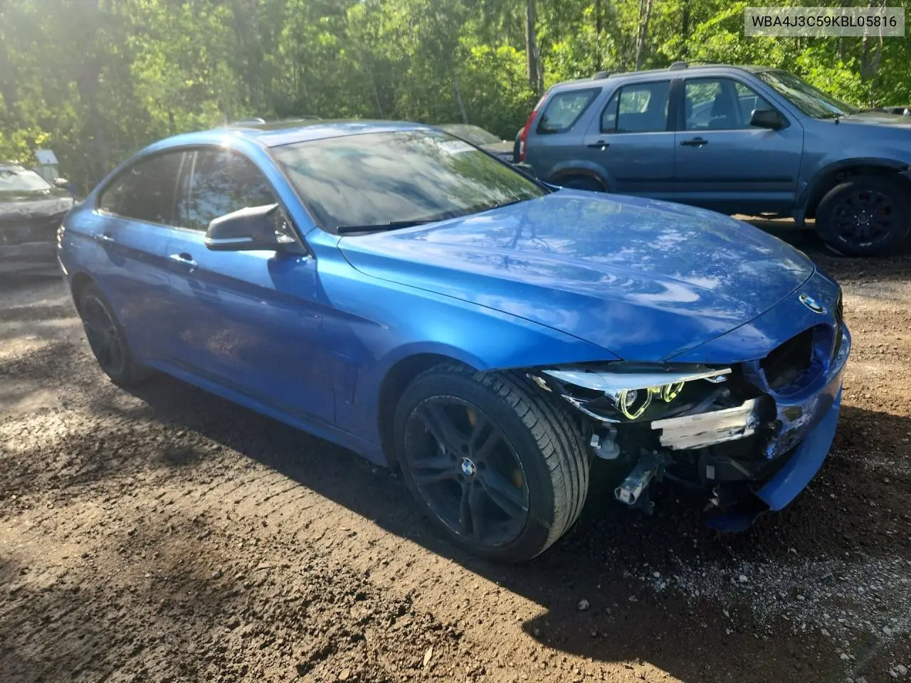 2019 BMW 430Xi Gran Coupe VIN: WBA4J3C59KBL05816 Lot: 58095146