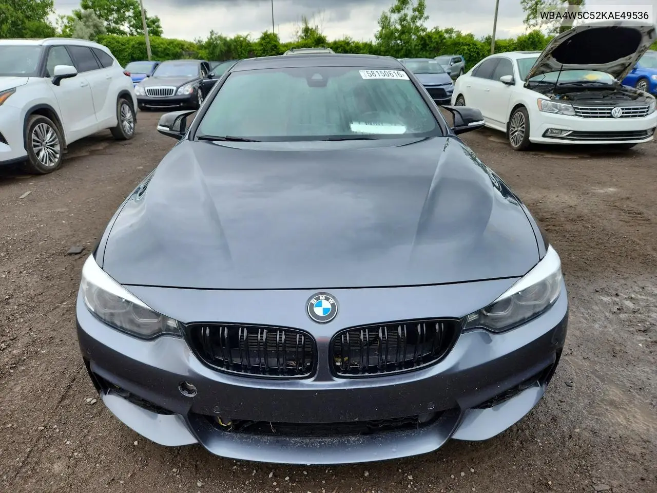 2019 BMW 430Xi VIN: WBA4W5C52KAE49536 Lot: 58150616