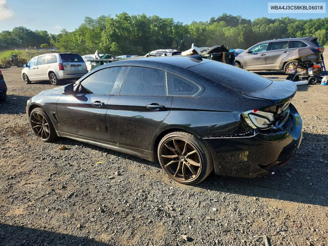 2019 BMW 430Xi Gran Coupe VIN: WBA4J3C58KBL06018 Lot: 59860586