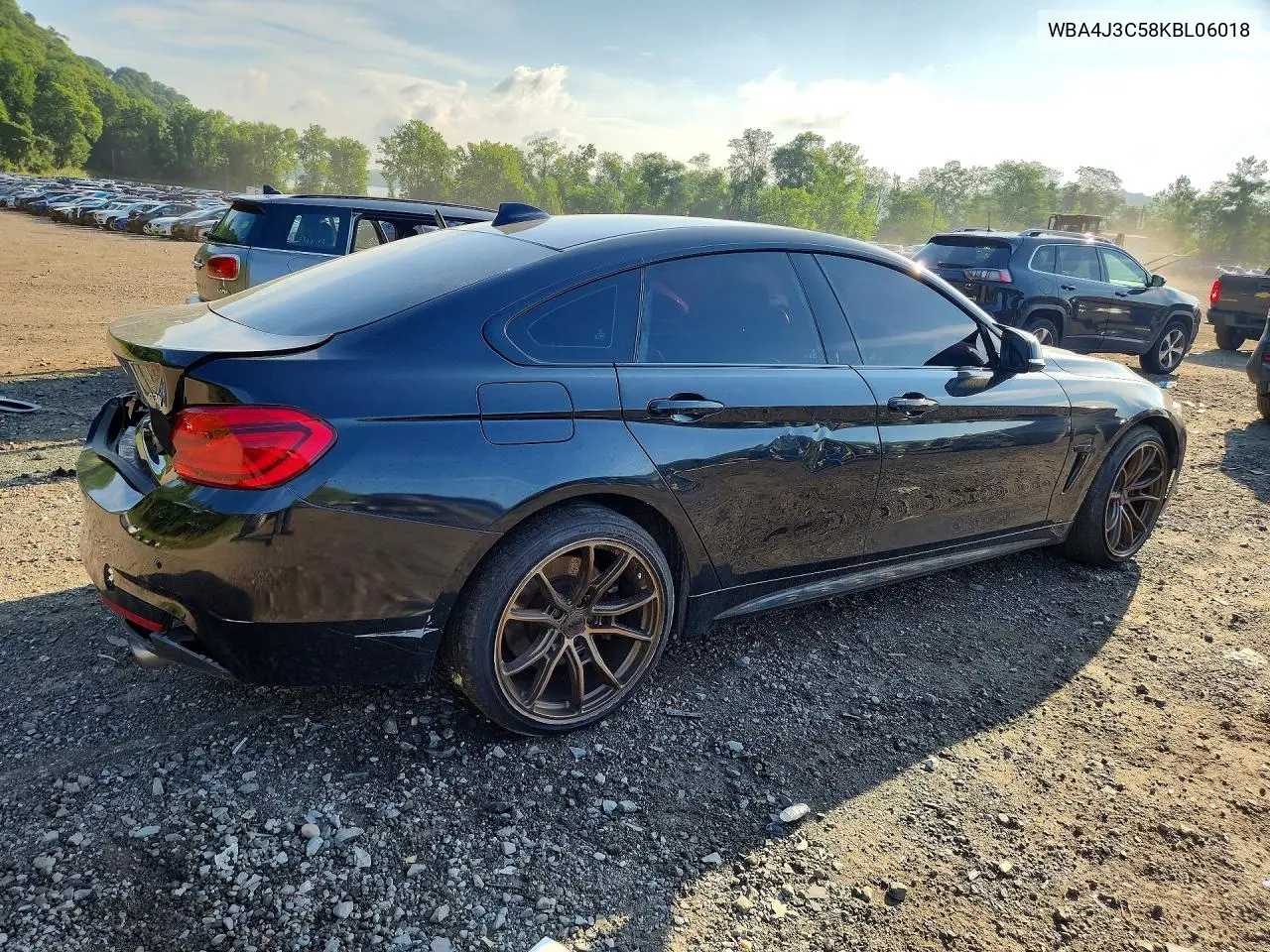 2019 BMW 430Xi Gran Coupe VIN: WBA4J3C58KBL06018 Lot: 59860586