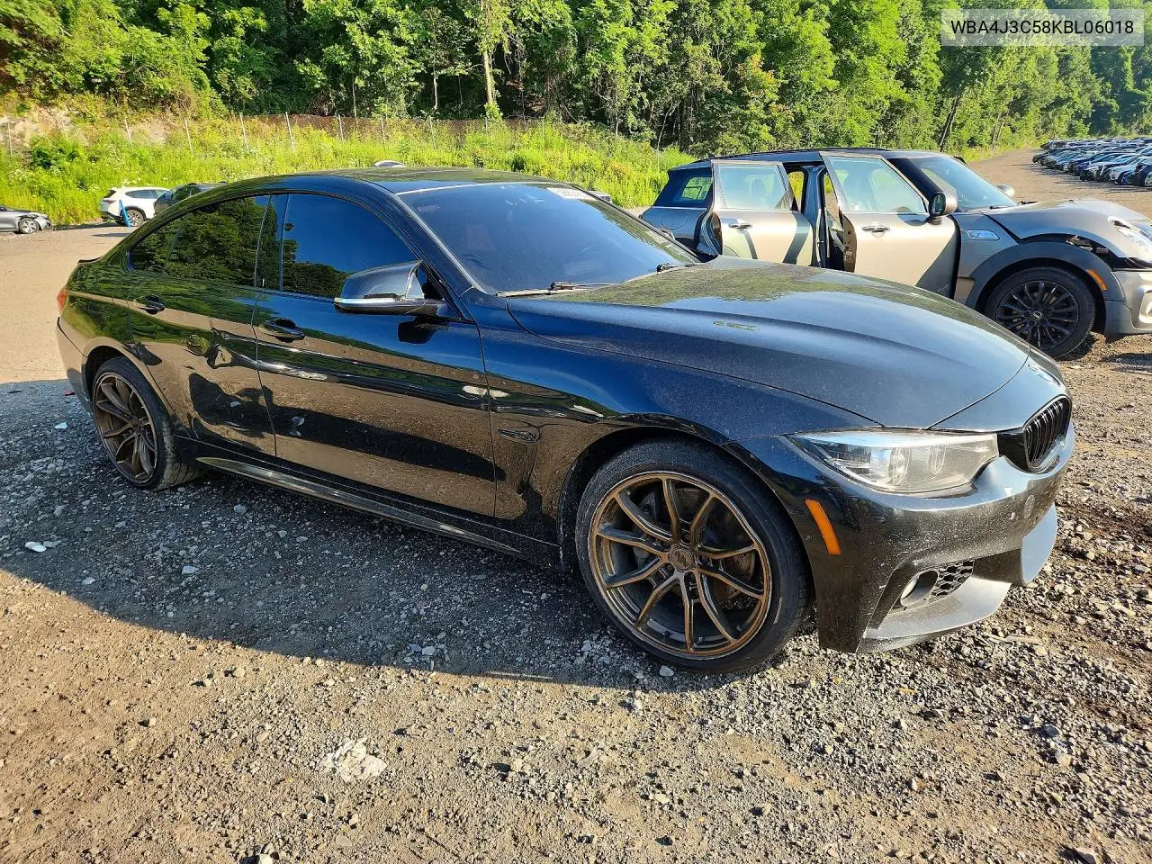 2019 BMW 430Xi Gran Coupe VIN: WBA4J3C58KBL06018 Lot: 59860586