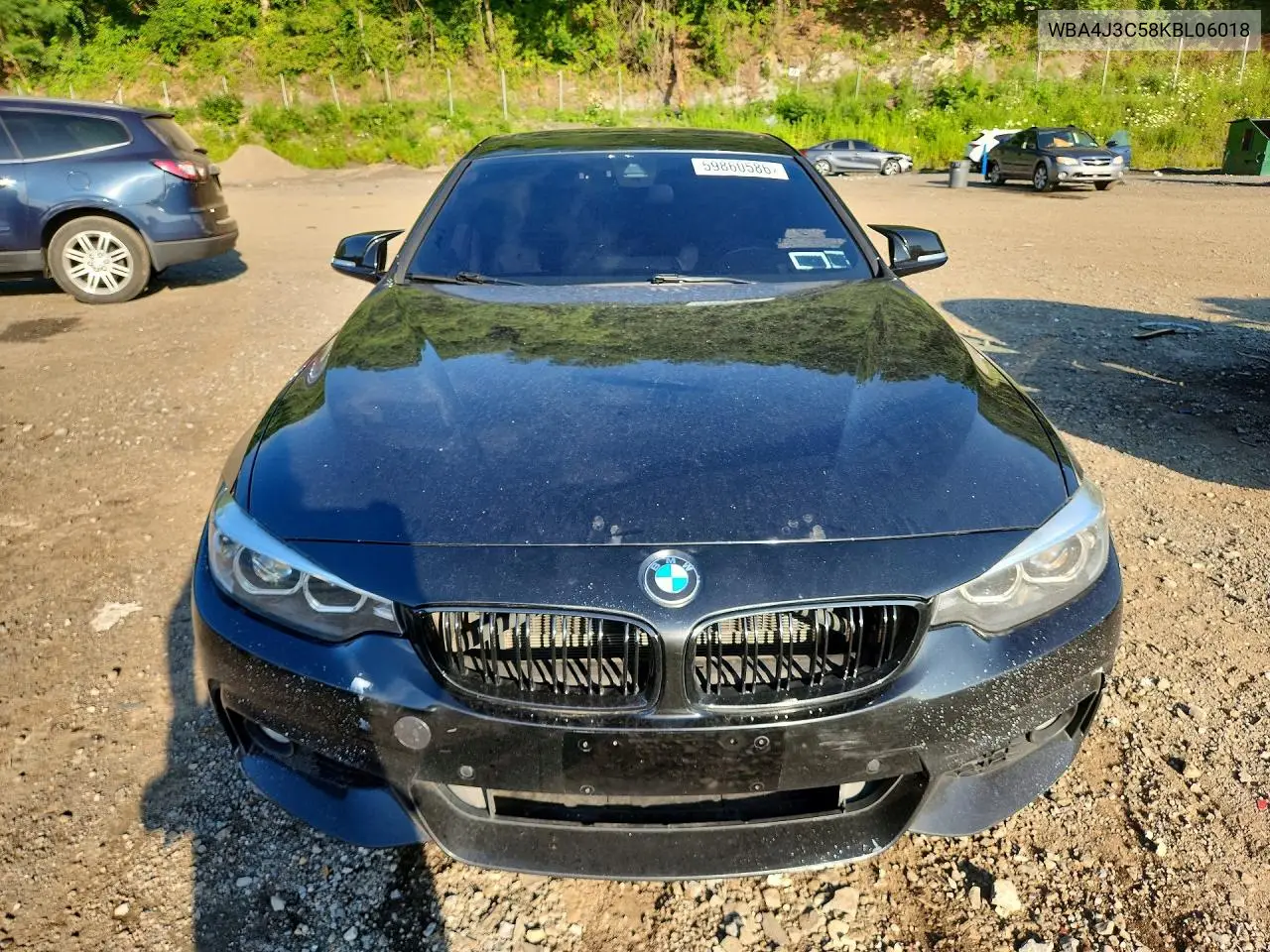 2019 BMW 430Xi Gran Coupe VIN: WBA4J3C58KBL06018 Lot: 59860586