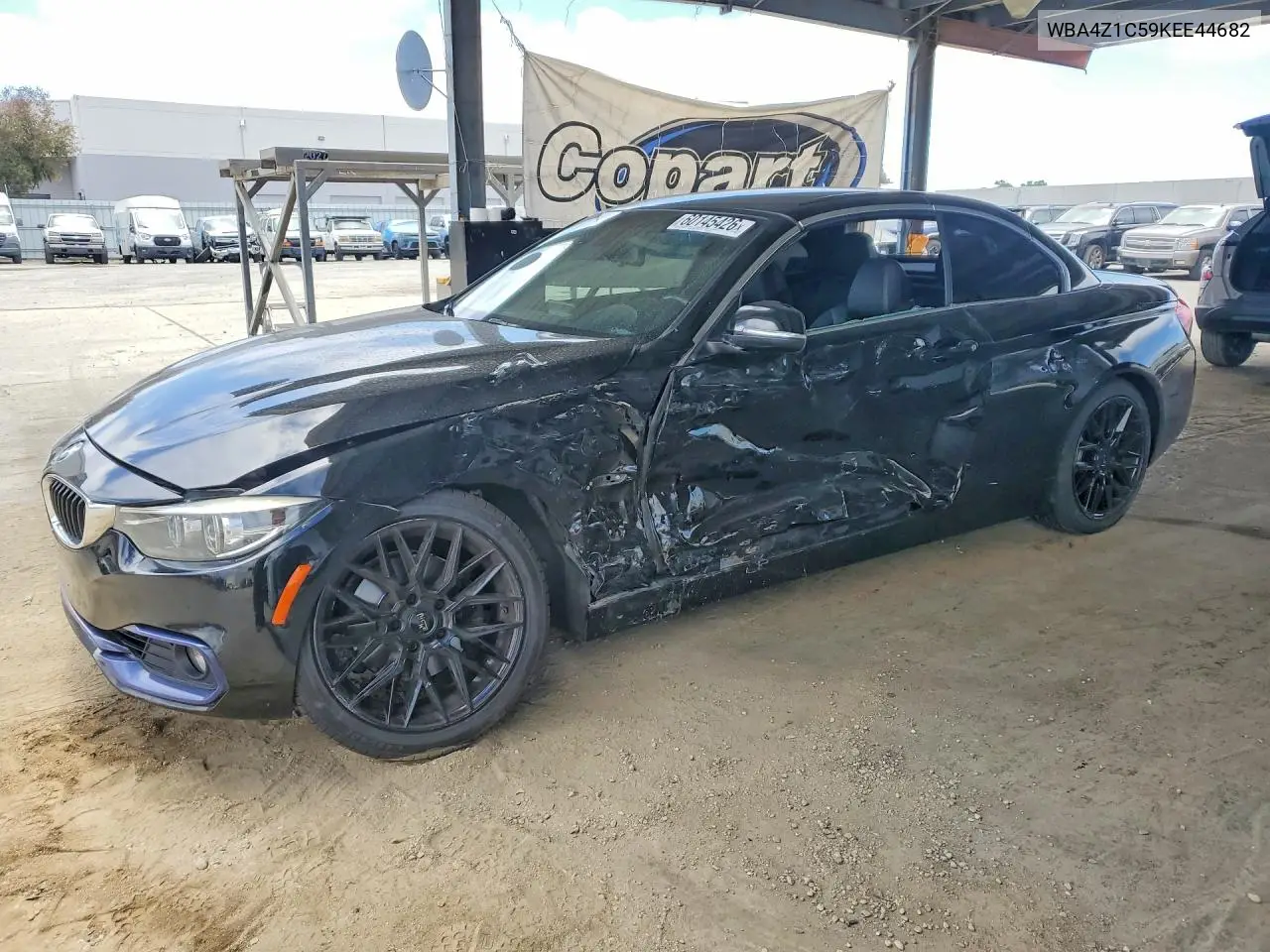 2019 BMW 430I VIN: WBA4Z1C59KEE44682 Lot: 60145426