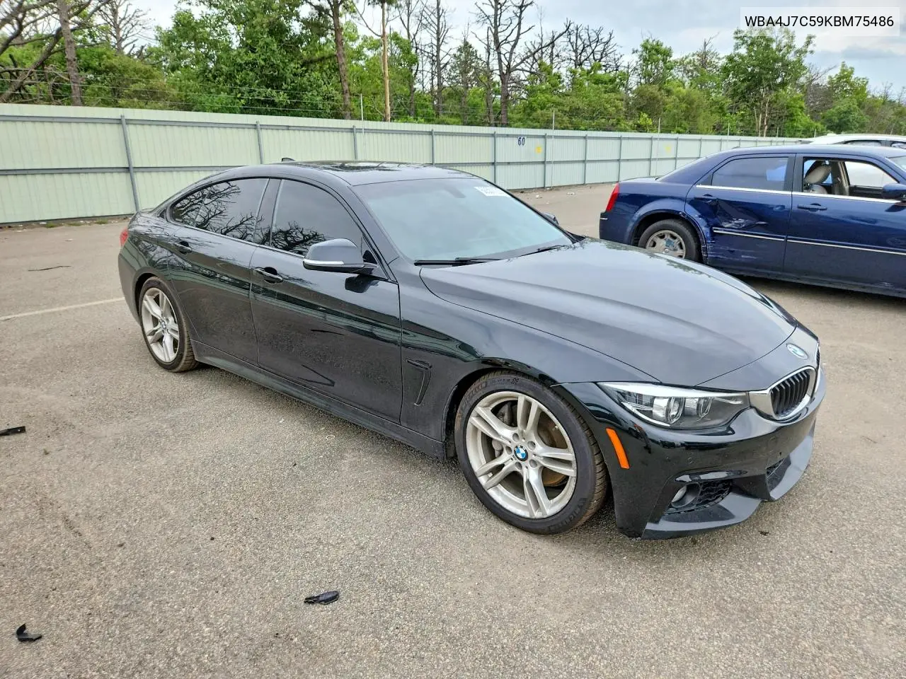 2019 BMW 440Xi Gran Coupe VIN: WBA4J7C59KBM75486 Lot: 60501126
