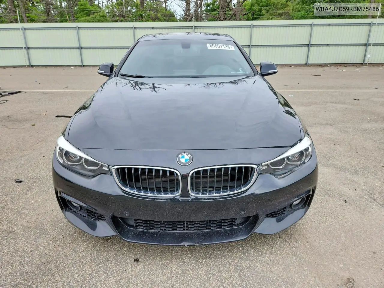 2019 BMW 440Xi Gran Coupe VIN: WBA4J7C59KBM75486 Lot: 60501126
