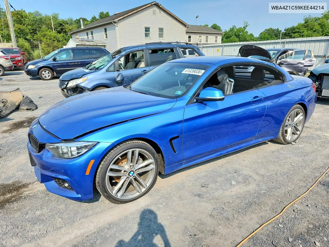 2019 BMW 430I VIN: WBA4Z1C59KEE44214 Lot: 61039036