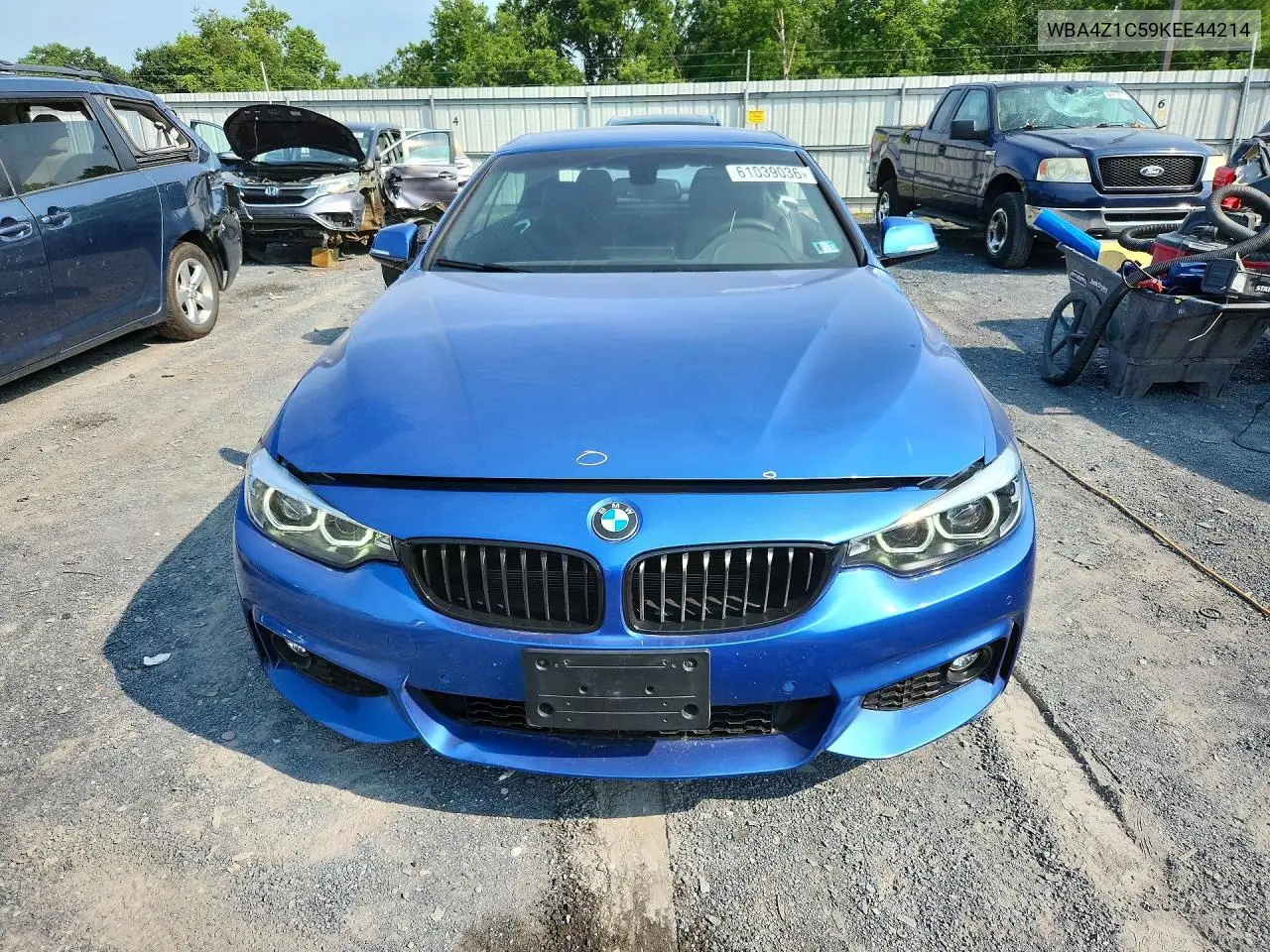 2019 BMW 430I VIN: WBA4Z1C59KEE44214 Lot: 61039036
