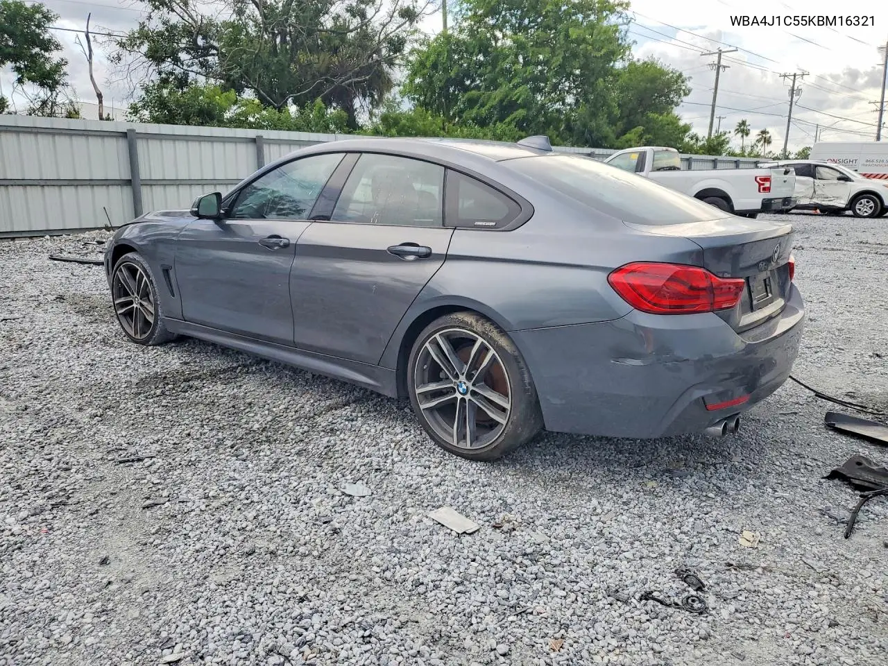 2019 BMW 430I Gran Coupe VIN: WBA4J1C55KBM16321 Lot: 61197046