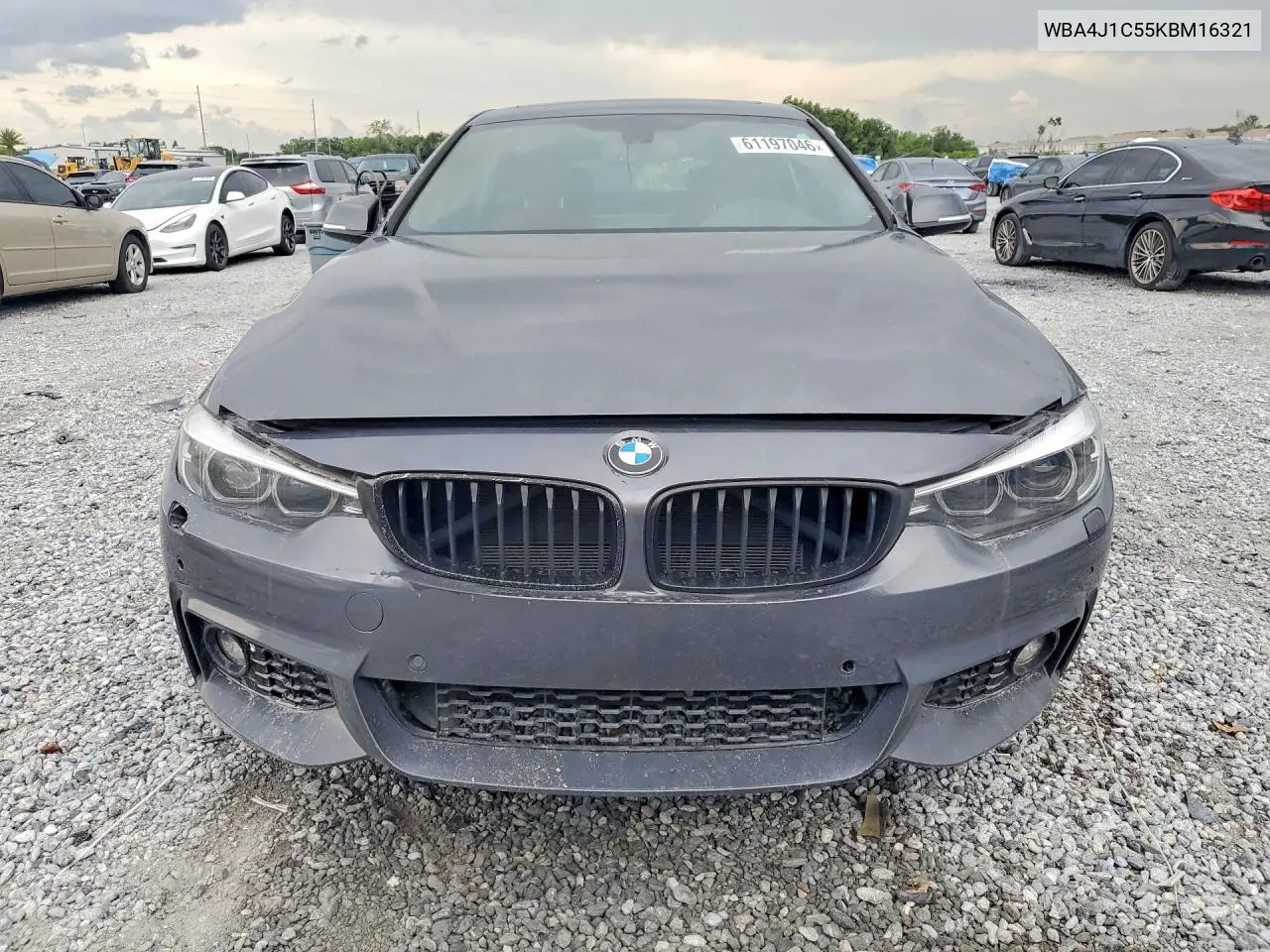 2019 BMW 430I Gran Coupe VIN: WBA4J1C55KBM16321 Lot: 61197046