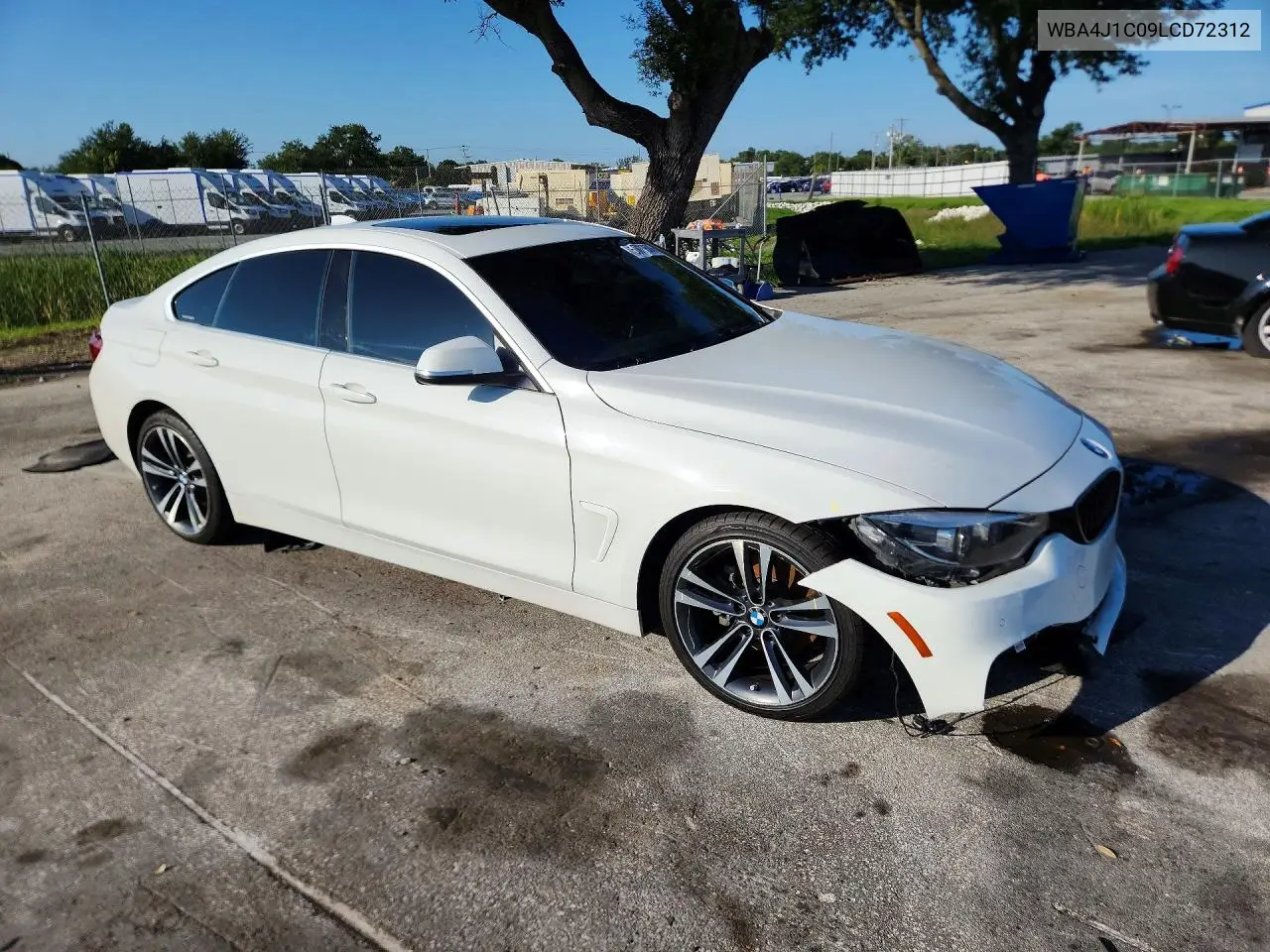 2020 BMW 430I Gran Coupe VIN: WBA4J1C09LCD72312 Lot: 59679506