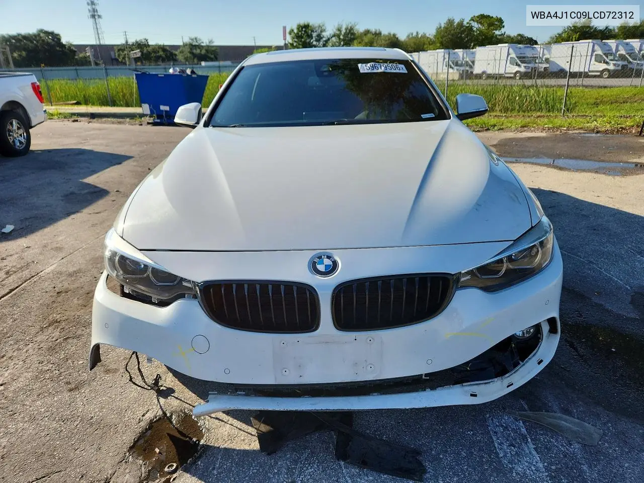 2020 BMW 430I Gran Coupe VIN: WBA4J1C09LCD72312 Lot: 59679506