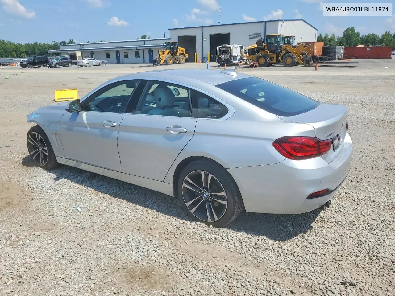 2020 BMW 430Xi Gran Coupe VIN: WBA4J3C01LBL11874 Lot: 60408126