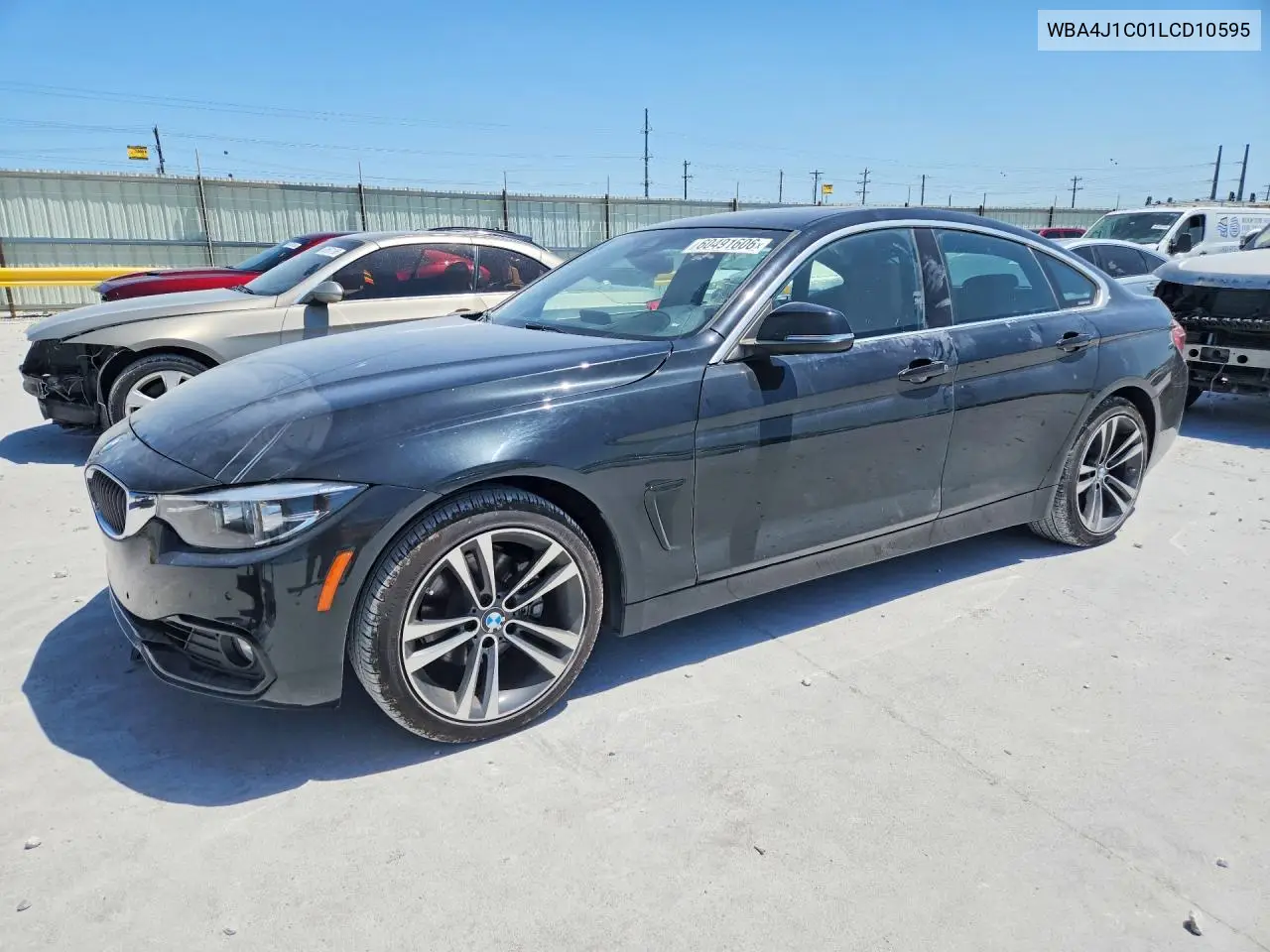 2020 BMW 430I Gran Coupe VIN: WBA4J1C01LCD10595 Lot: 60491606