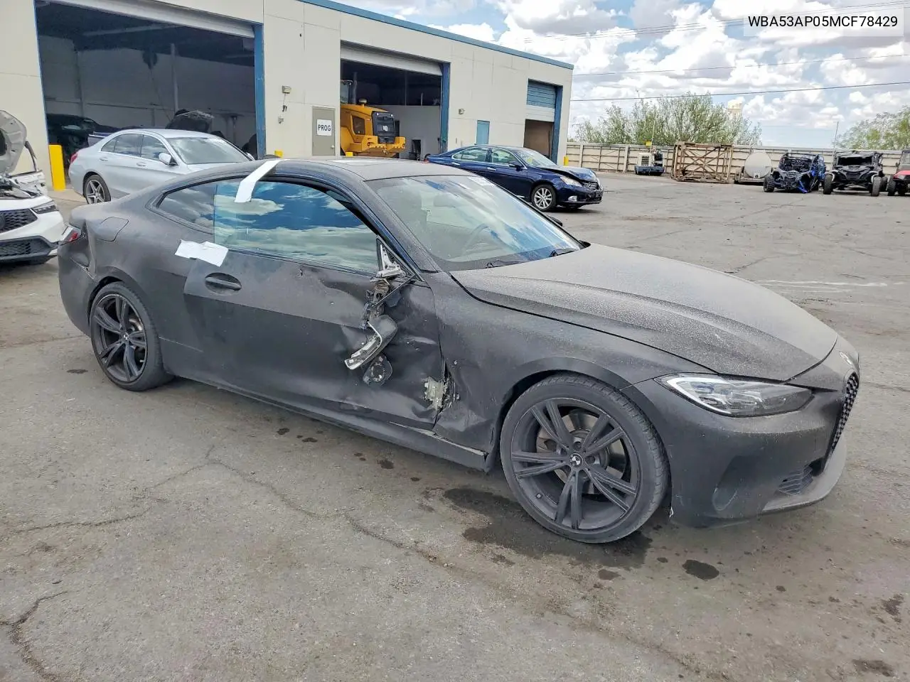 2021 BMW 430I VIN: WBA53AP05MCF78429 Lot: 60616536