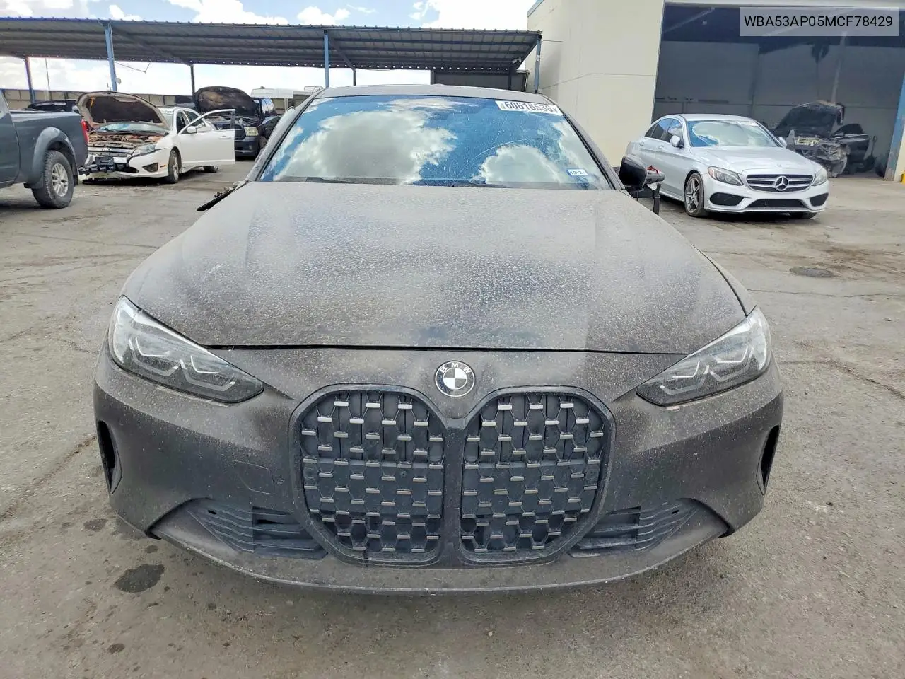 2021 BMW 430I VIN: WBA53AP05MCF78429 Lot: 60616536