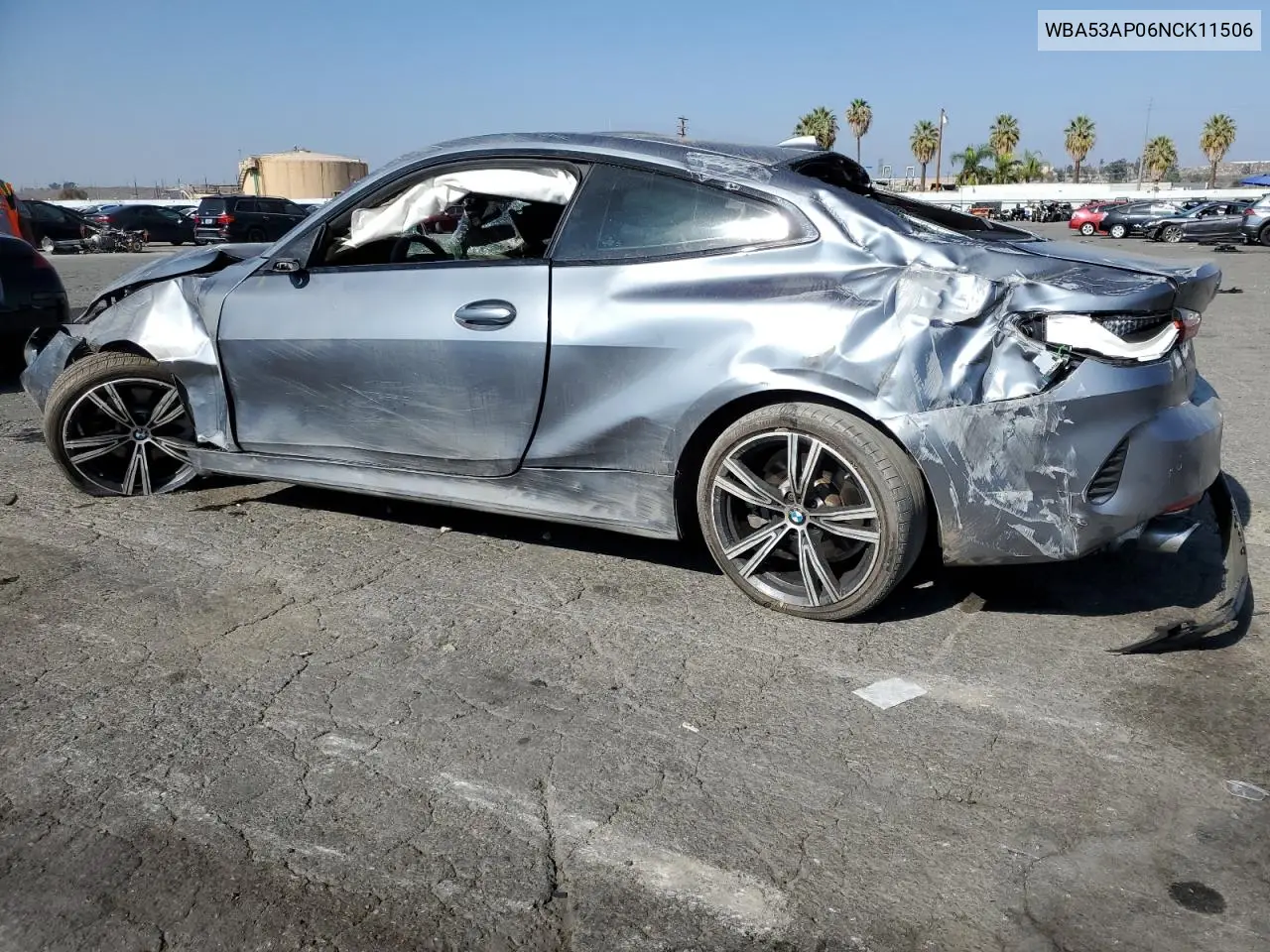 WBA53AP06NCK11506 2022 BMW 430I