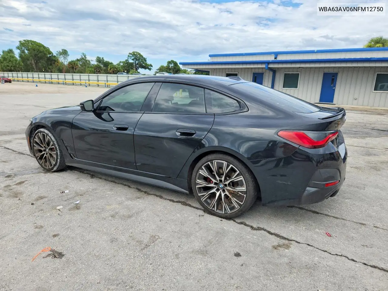 2022 BMW 430I Gran Coupe VIN: WBA63AV06NFM12750 Lot: 59694006