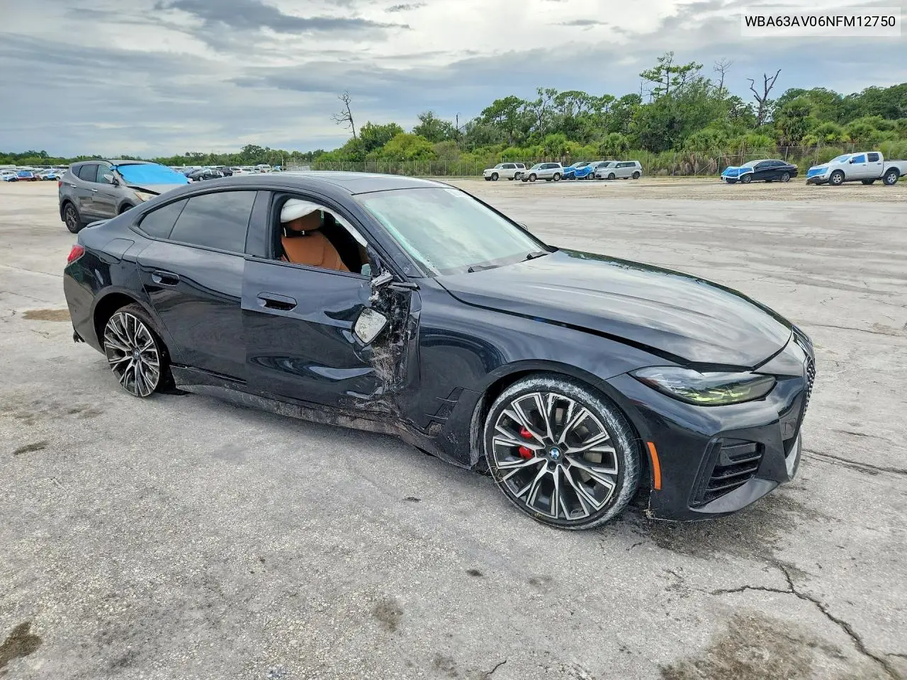 2022 BMW 430I Gran Coupe VIN: WBA63AV06NFM12750 Lot: 59694006