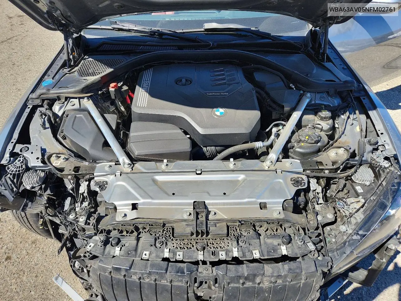 2022 BMW 430I Gran Coupe VIN: WBA63AV05NFM02761 Lot: 60251316